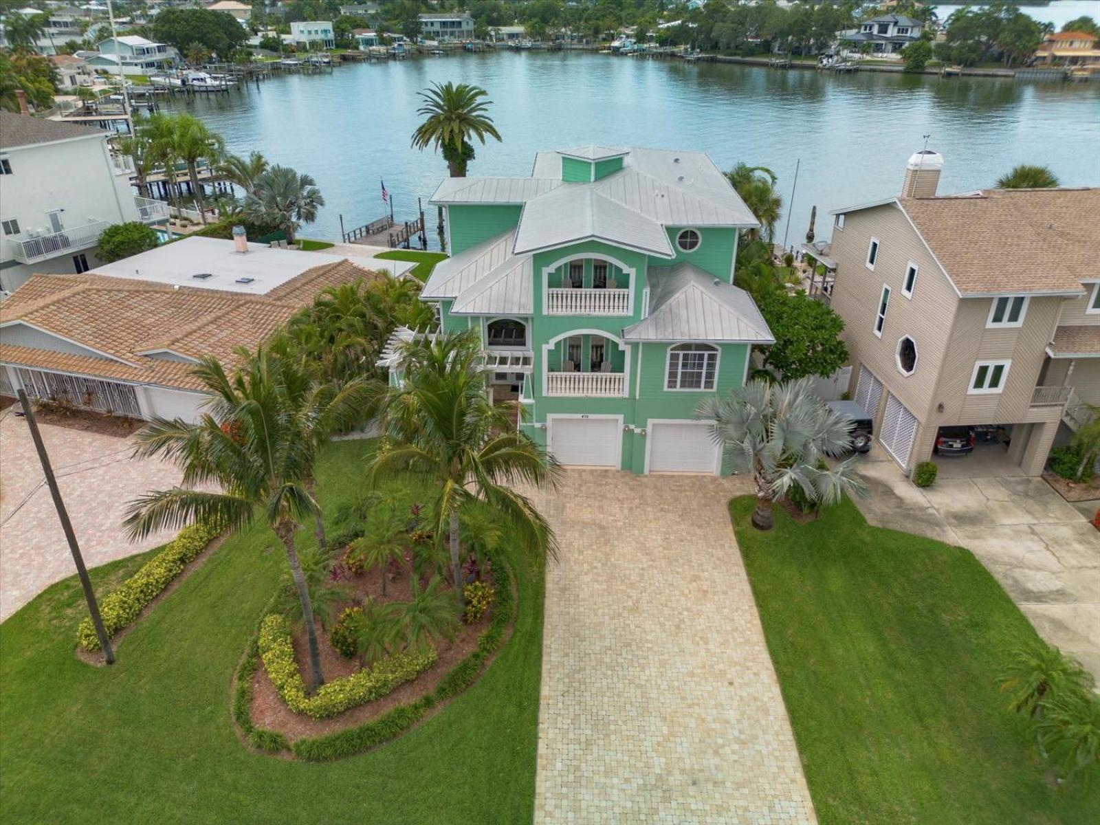 Waterfront Luxury W/ Heated Salt Pool & Golf Cart Villa Clearwater Beach Exterior photo